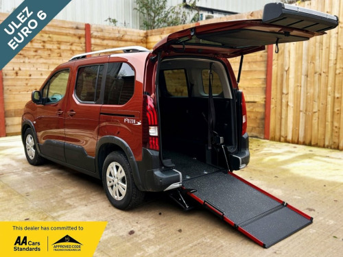 Peugeot Rifter  3 Seat Auto Wheelchair Accessible Disabled Access  