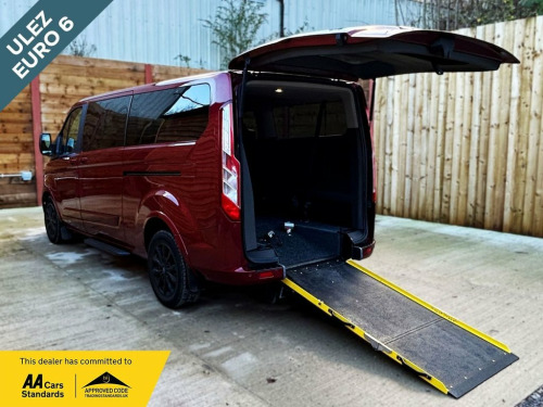 Ford Tourneo Custom  L2 LWB 6 Seat Auto Wheelchair Accessible Disabled  