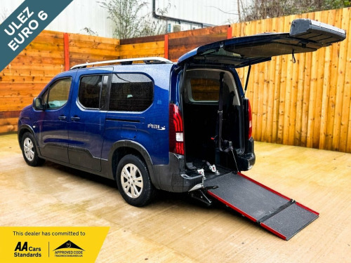 Peugeot Rifter  L2 LWB 5 Seat Auto Wheelchair Accessible Disabled  