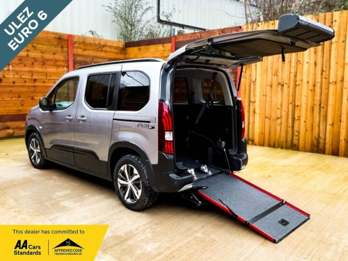 Peugeot Rifter  3 Seat Auto Wheelchair Accessible Disabled Access  