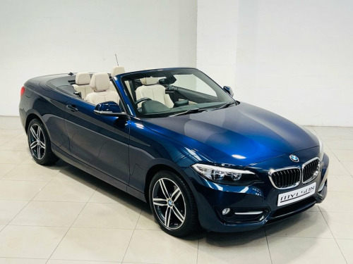 BMW 2 Series  2.0 218d Sport Convertible 2dr Diesel Manual Euro 