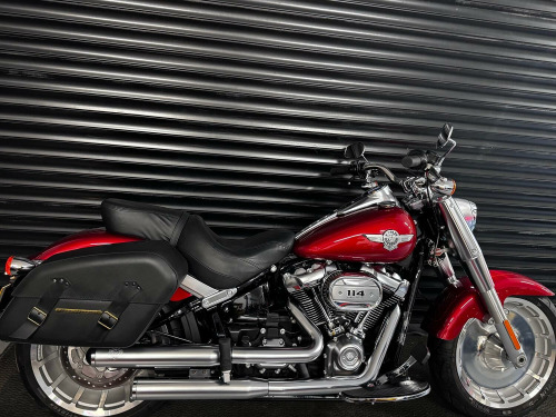 HARLEY-DAVIDSON Softail  FLFBS Fat Boy *Stage 1 + HD Quick Release Saddle Bags+1 Owner