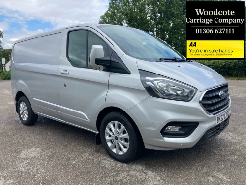 Ford Transit Custom  2.0 EcoBlue 130ps L1 H1 300 Limited  In Metallic Silver , 1 Owner , Full Se