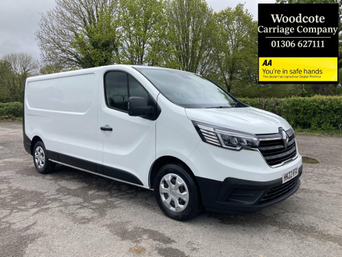 Renault Trafic  2.0 dCi Blue LL 30 Business  LWB Euro 6 130 ps In White  With Air Condition