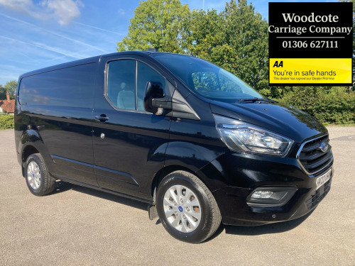 Ford Transit Custom  2.0 EcoBlue 130ps 280 L1 H1 Limited In Black , Ulez Compliant , 1 Owner , A