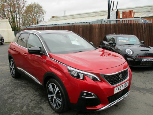 Peugeot 3008 Crossover  1.6 BlueHDi GT Line SUV 5dr Diesel EAT Euro 6 (s/s) (120 ps)