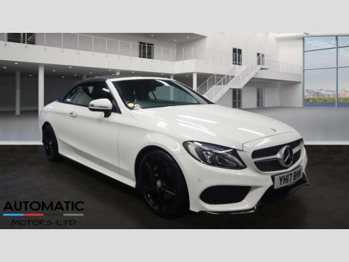 Mercedes-Benz C-Class C200 2.0 C200 AMG Line Cabriolet 2dr Petrol G-Tronic+ E