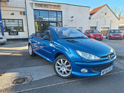 Peugeot 206  1.6 16v Allure Convertible 2dr Petrol Manual (166 g/km, 110 bhp)