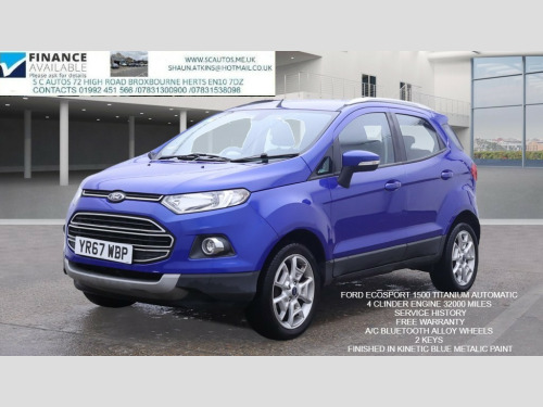 Ford EcoSport  1.5 Titanium SUV 5dr Petrol Powershift 2WD Euro 5 (112 ps)