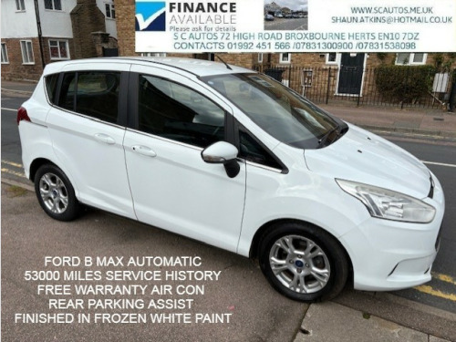 Ford B-Max  1.6 Zetec MPV 5dr Petrol Powershift Euro 5 (105 ps)