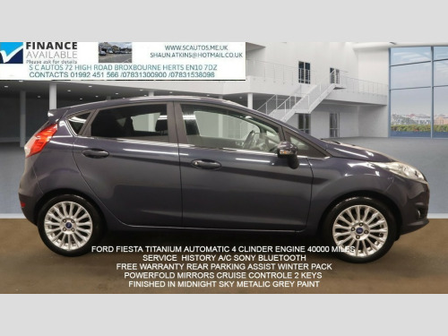Ford Fiesta  1.6 Titanium Hatchback 5dr Petrol Powershift Euro 6 (105 ps)