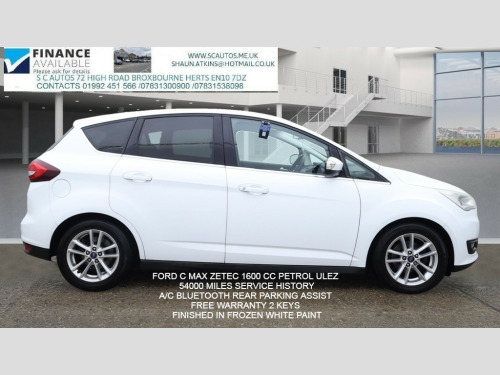 Ford C-MAX  1.6 Ti-VCT Zetec MPV 5dr Petrol Manual Euro 6 (125 ps)