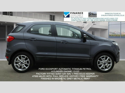 Ford EcoSport  1.5 Titanium SUV 5dr Petrol Powershift 2WD Euro 5 (112 ps) 