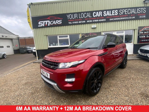 Land Rover Range Rover Evoque  2.2 SD4 DYNAMIC 5d 190 BHP FULL SERVICE HISTORY
