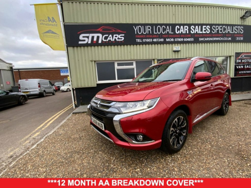 Mitsubishi Outlander  2.0h 12kWh 4h SUV 5dr Petrol Plug-in Hybrid CVT 4W