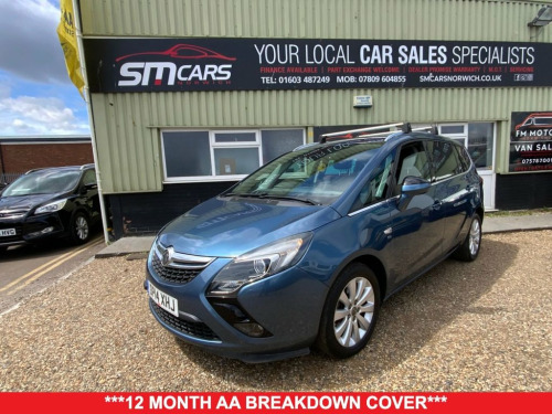 Vauxhall Zafira Tourer  2.0 CDTi SE MPV 5dr Diesel Manual Euro 5 (165 ps) 