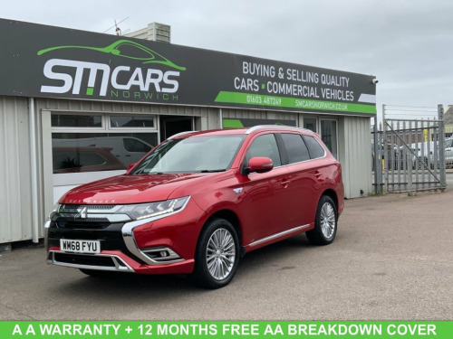 Mitsubishi Outlander  2.4h TwinMotor 13.8kWh 5h SUV 5dr Petrol Plug-in H