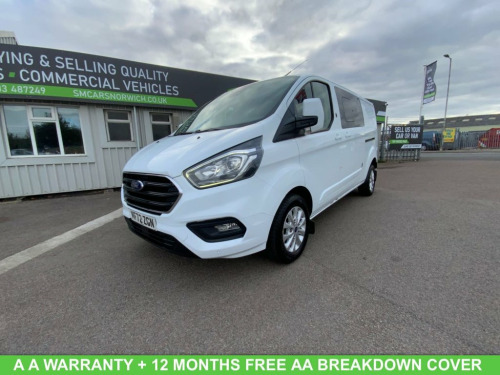 Ford Transit Custom  2.0 300 EcoBlue Limited Crew Van Double Cab 5dr Di
