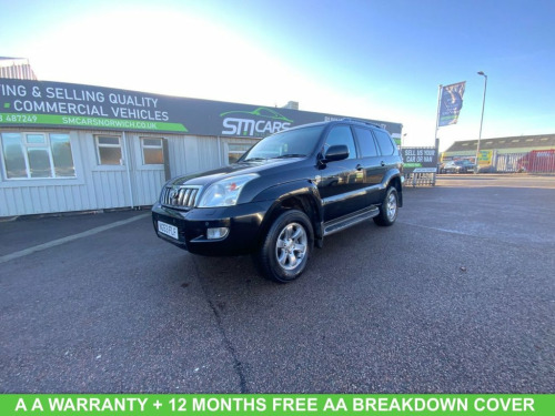 Toyota Land Cruiser  3.0 D-4D LC4 SUV 5dr Diesel Automatic (277 g/km, 1