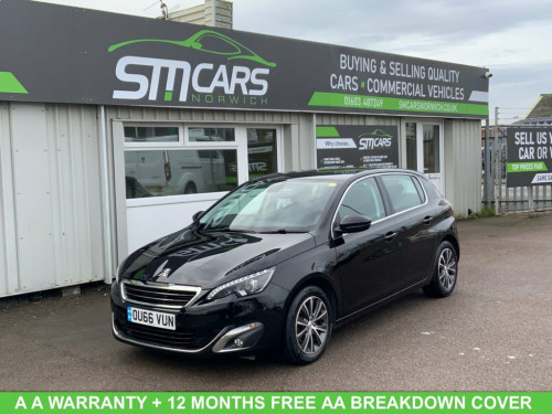 Peugeot 308  1.6 BlueHDi Allure Hatchback 5dr Diesel Manual Eur 