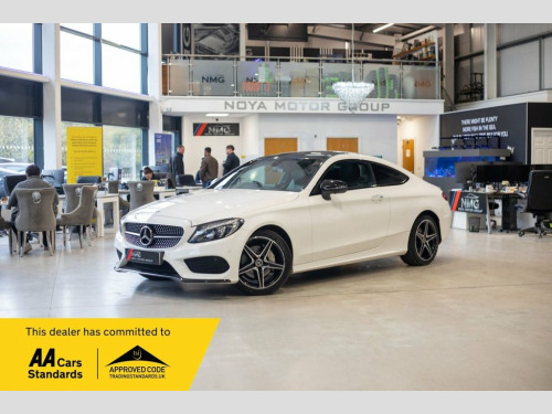 Mercedes-Benz C-Class C200 2.0 C200 AMG Line (Premium) Coupe 2dr Petrol G-Tro