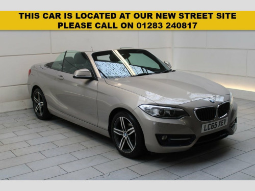 BMW 2 Series  2.0 218d Sport Convertible 2dr Diesel Auto Euro 6 