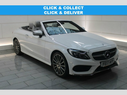Mercedes-Benz C-Class C200 2.0 C200 AMG Line Cabriolet 2dr Petrol G-Tronic+ E
