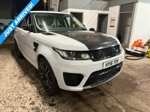 Land Rover Range Rover Sport  5.0 V8 SVR SUV 5dr Petrol Auto 4WD Euro 6 (s/s) (5 