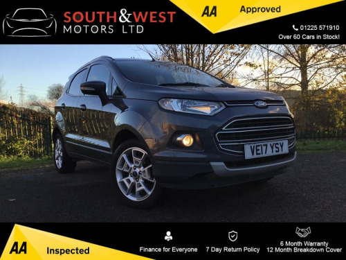 Ford EcoSport  1.0T EcoBoost Titanium SUV 5dr Petrol Manual 2WD E