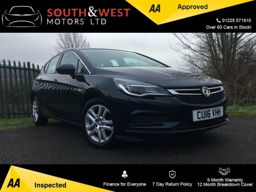 Vauxhall Astra  1.4i Turbo Tech Line Hatchback 5dr Petrol Manual E