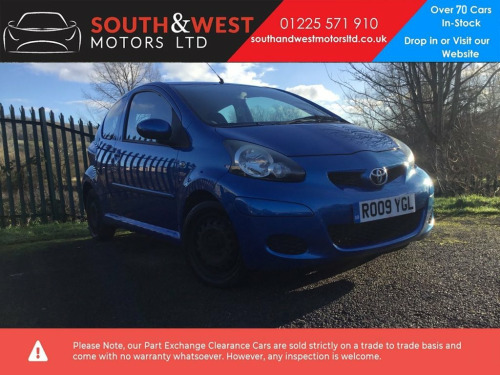 Toyota AYGO  1.0 VVT-i Blue Hatchback 3dr Petrol Manual Euro 4 