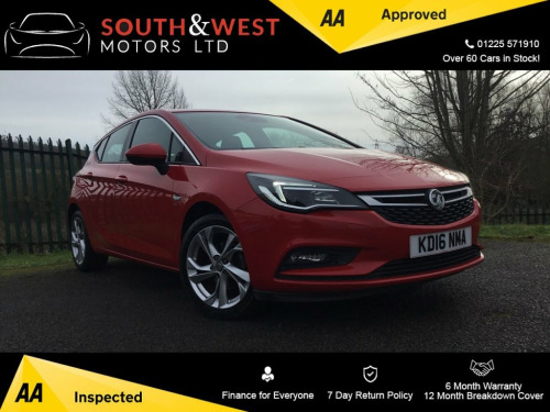 Vauxhall Astra  1.0i Turbo ecoFLEX SRi Nav Hatchback 5dr Petrol Ma