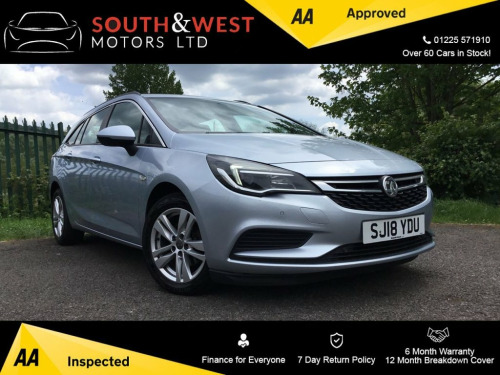 Vauxhall Astra  1.6 CDTi ecoTEC BlueInjection Tech Line Nav Sports