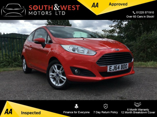 Ford Fiesta  1.25 Zetec Hatchback 3dr Petrol Manual Euro 5 (82 