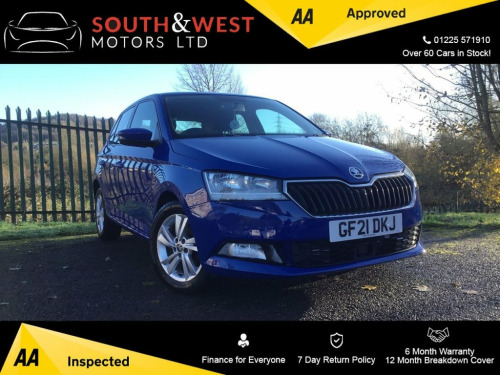 Skoda Fabia  1.0 SE Hatchback 5dr Petrol Manual Euro 6 (s/s) (6 