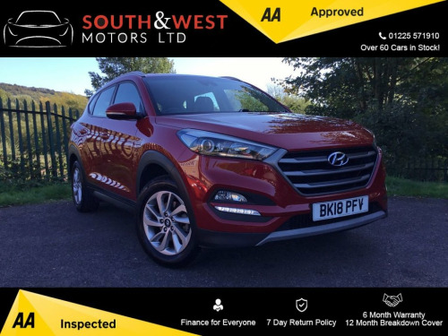 Hyundai Tucson  1.6 GDi Blue Drive SE Nav SUV 5dr Petrol Manual Eu