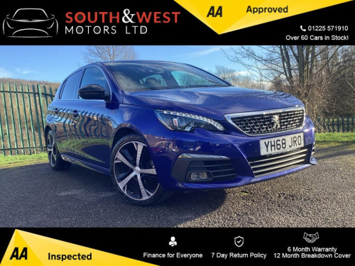Peugeot 308  1.2 PureTech GT Line Hatchback 5dr Petrol Manual E 