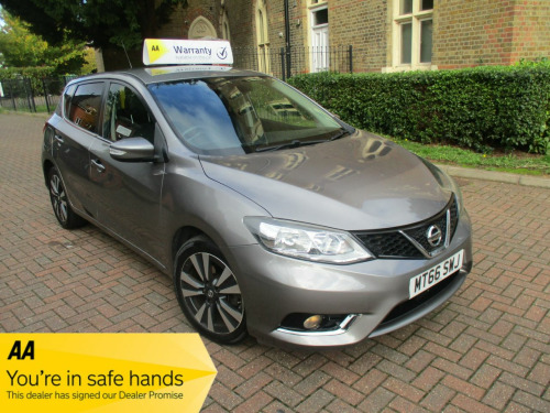 Nissan Pulsar  1.2 DiG-T N-Connecta 5dr FSH Satnav Bluetooth Alloys