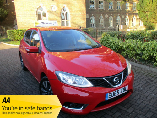 Nissan Pulsar  1.2 DiG-T N-Tec 5dr 1 Owner FSH Sat Nav Bluetooth Alloys