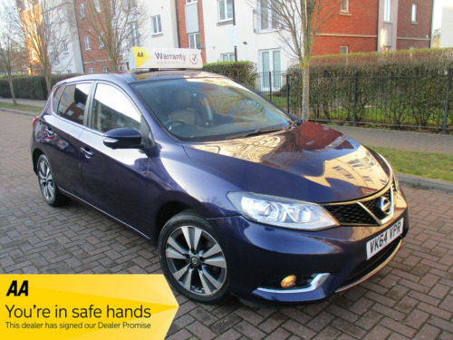 Nissan Pulsar  1.2 DiG-T Tekna 5dr FSH Low Mileage NAV Leather Bluettoth