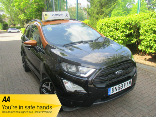 Ford EcoSport  1.0 EcoBoost 140 ST-Line 5dr FSH Satnav Bluetooth Alloys