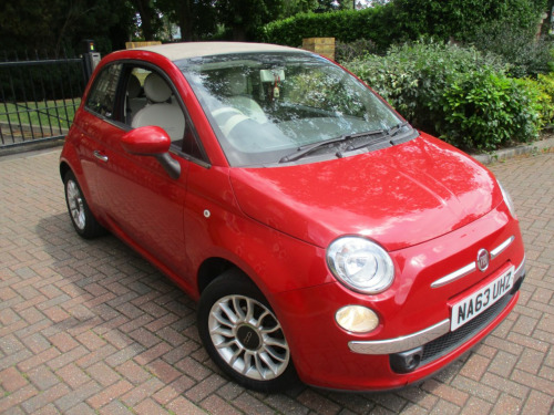 Fiat 500  1.2 Lounge 2dr [Start Stop] FSH Convertible