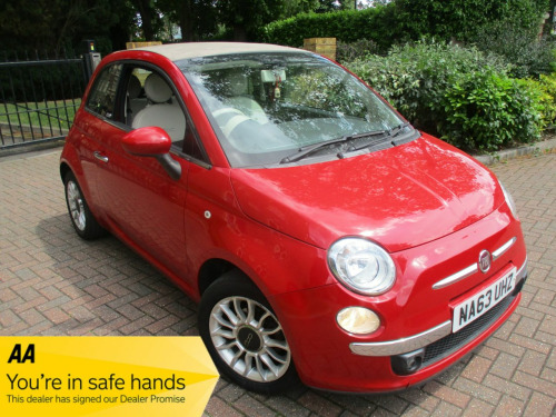 Fiat 500  1.2 Lounge 2dr [Start Stop] FSH Convertible