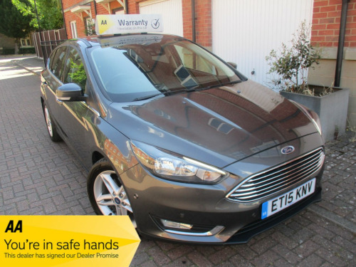 Ford Focus  1.5 EcoBoost Titanium 5dr 2WD FSH Satnav Bluetooth Alloys