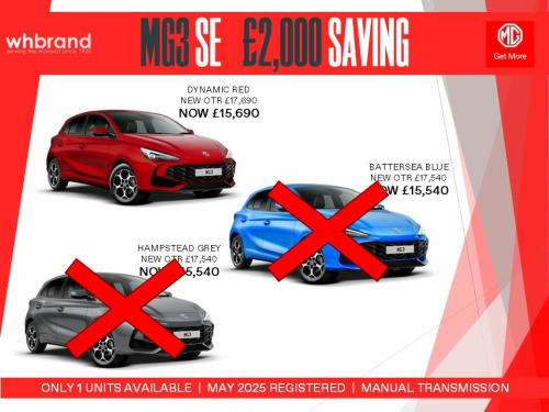 MG MG3 1.5 SE 5dr