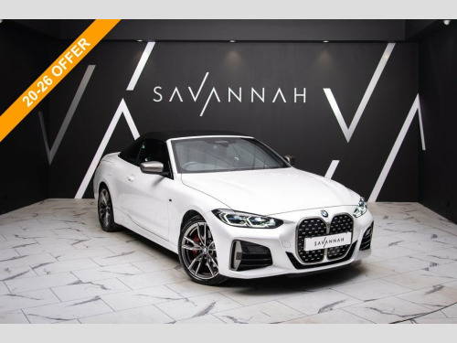 BMW 4 Series M4 3.0 M440i MHT Convertible 2dr Petrol Hybrid Auto x 