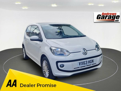 Volkswagen up!  1.0 HIGH UP 3d 74 BHP &pound;20 YEARLY TAX FUL