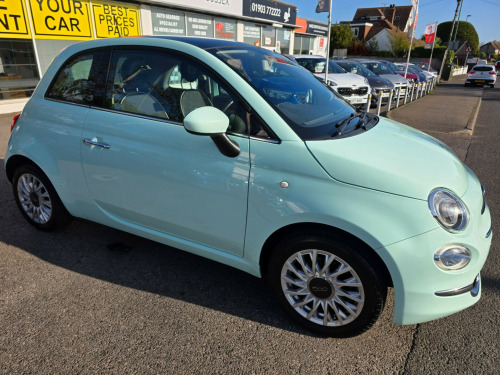 Fiat 500  1.2 Lounge Hatchback 3dr Petrol Manual Euro 6 (s/s) (69 bhp)