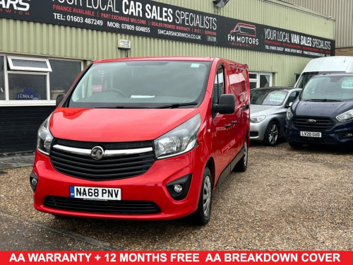 Vauxhall Vivaro  1.6 L2H1 2900 SPORTIVE CDTI 120 BHP 5 DOOR PANEL V