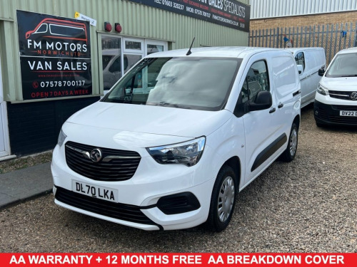 Vauxhall Combo  1.6 Turbo D 2300 Sportive Panel Van 5dr Diesel Man